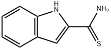 1H-吲哚-2-硫代甲酰胺 结构式