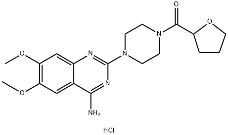 盐酸特拉唑嗪 结构式