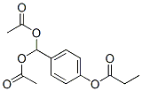 [4-(diacetyloxymethyl)phenyl] propanoate 结构式