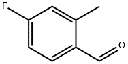 4-氟-2-甲基苯甲醛 结构式