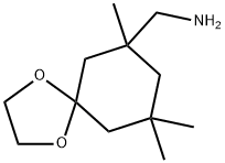 (7,9,9-trimethyl-1,4-dioxaspiro[4.5]dec-7-yl)methanamine 结构式