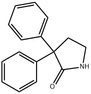3,3-diphenylpyrrolidin-2-one 结构式