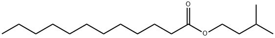 月桂酸异戊酯 结构式