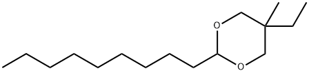 5-ethyl-5-methyl-2-nonyl-1,3-dioxane 结构式