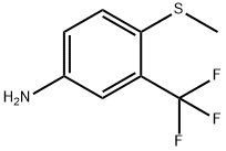 4-甲硫基-3-(三氟甲基)苯胺 结构式