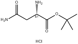 L-天冬氨酰胺酸叔丁酯盐酸盐 结构式