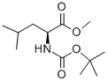 BOC-L-亮氨酸甲酯 结构式