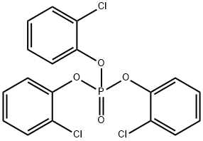 Tris(2-chlorophenyl) phosphate 结构式