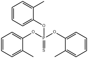 Tri-o-tolylthiophosphate 结构式