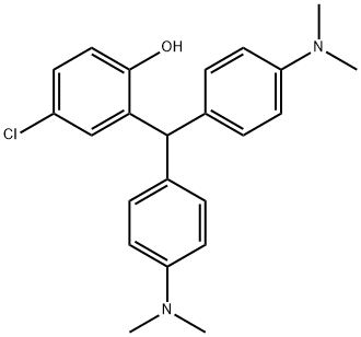 2-[bis(4-dimethylaminophenyl)methyl]-4-chloro-phenol 结构式