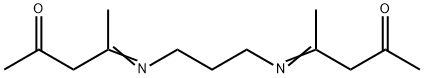 4-[3-(4-oxopentan-2-ylideneamino)propylimino]pentan-2-one 结构式
