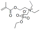 triethyl[2-[(2-methyl-1-oxoallyl)oxy]ethyl]ammonium ethyl sulphate 结构式