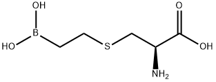 S-(2-硼酸基乙基)-L-半胱氨酸 结构式