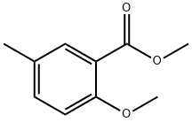2-甲氧基-5-甲基苯酸甲酯 结构式