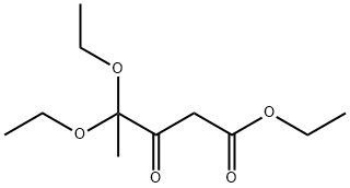 ethyl 4,4-diethoxy-3-oxo-pentanoate 结构式