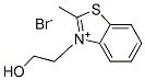 3-(2-hydroxyethyl)-2-methylbenzothiazolium bromide 结构式