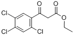 2,4,5-三氯苯甲酰乙酸乙酯 结构式