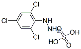 (2,4,6-trichlorophenyl)hydrazine sulphate 结构式