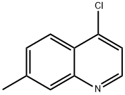 4-氯-7-甲基喹啉 结构式