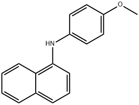 (4-METHOXY-PHENYL)-NAPHTHALEN-1-YL-AMINE 结构式