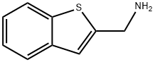 1-苯并噻酚-2-基甲胺 结构式