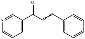 (E)-3-phenyl-1-pyridin-3-yl-prop-2-en-1-one 结构式