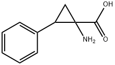 1-aMino-2-phenylcyclopropanecarboxylic acid 结构式