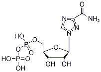 利巴韦林5'-二磷酸锂盐 结构式