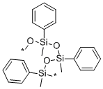 聚(甲基苯基硅氧-二甲基硅氧)烷 结构式