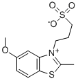 5-甲氧基-2-甲基-3-(3-磺丙基)苯并噻唑 结构式