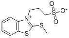 2-甲基硫代-3-硫丙基苯并噻唑甜菜碱 结构式