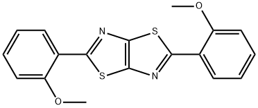 2,5-Bis(2-methoxyphenyl)thiazolo[5,4-d]thiazole 结构式