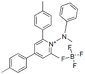 2-methyl-1-(methylphenylamino)-4,6-di(p-tolyl)pyridinium tetrafluoroborate 结构式