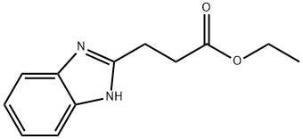 3-(1H-苯并[D]咪唑-2-基)丙酸乙酯 结构式