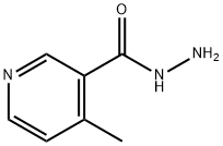 3-Pyridinecarboxylicacid,4-methyl-,hydrazide(9CI) 结构式