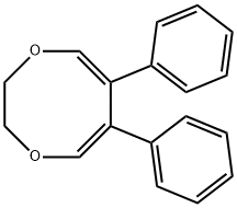 2,3-Dihydro-6,7-diphenyl-1,4-dioxocin 结构式