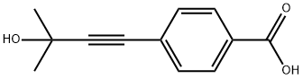4-(3-羟基-3-甲基丁-1-炔-1-基)苯甲酸 结构式