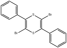 2,5-dibromo-3,6-diphenyl-1,4-dithiine 结构式