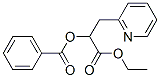 (1-ethoxycarbonyl-2-pyridin-2-yl-ethyl) benzoate 结构式