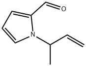 1H-Pyrrole-2-carboxaldehyde, 1-(1-methyl-2-propenyl)- (9CI) 结构式