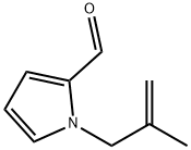 1H-Pyrrole-2-carboxaldehyde, 1-(2-methyl-2-propenyl)- (9CI) 结构式