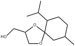 薄荷酮甘油缩酮 结构式