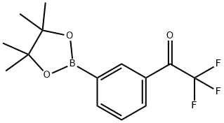 2,2,2-三氟苯乙酮-3-硼酸频哪醇酯 结构式