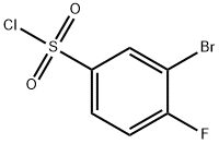 3-溴-4-氟苯磺酰氯 结构式