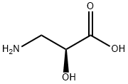 (S)-2-羟基-3-氨基丙酸 结构式