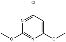6-氯-2,4-甲氧基嘧啶 结构式