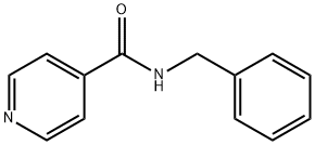 N-苄基吡啶-4-甲酰胺 结构式