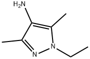 1-乙基-3,5-二甲基-1H-吡唑-4-胺 结构式