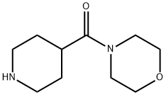 吗琳基(4-哌啶)甲酮 盐酸盐 结构式