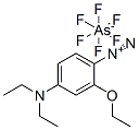 4-(diethylamino)-2-ethoxybenzenediazonium hexafluoroarsenate 结构式